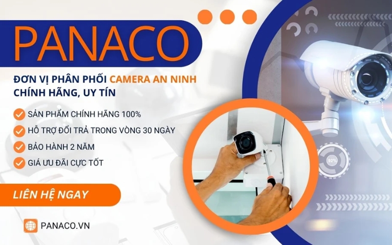 Công ty phân phối và lắp đặt camera chính hãng PANACO