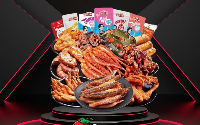 đồ ăn vặt nội địa trung