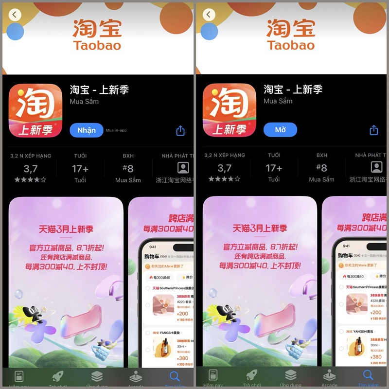 tải ứng dụng taobao