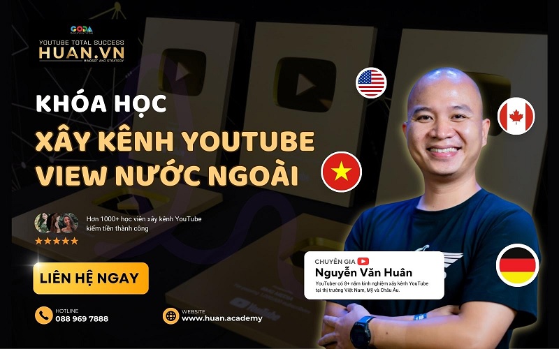 Khóa học làm YouTube Huân Academy