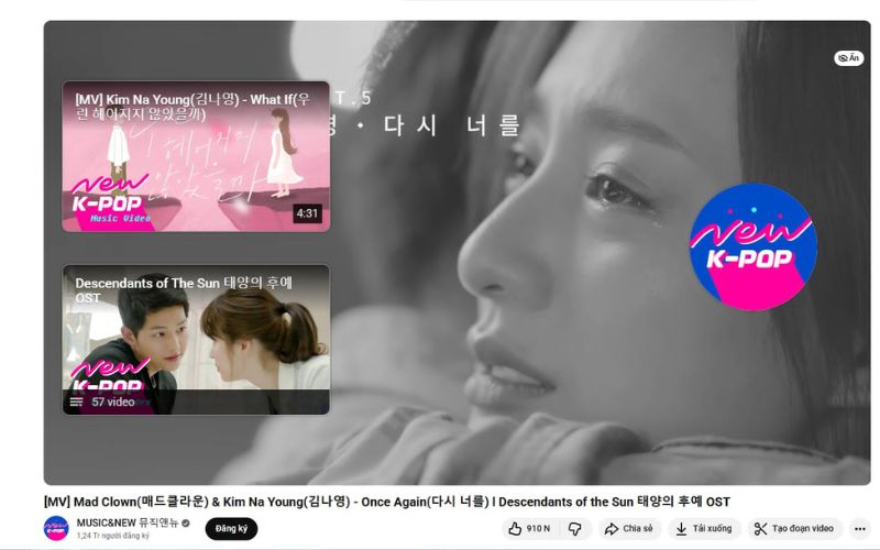 liên kết các video trong cùng kênh