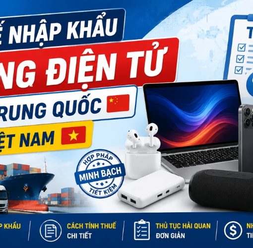 thuế nhập khẩu hàng điện tử từ trung quốc